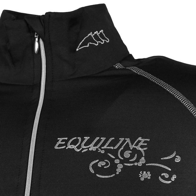 Equiline Carrie Ladies Second Skin Technical Top - Navy Blue - S - New!
