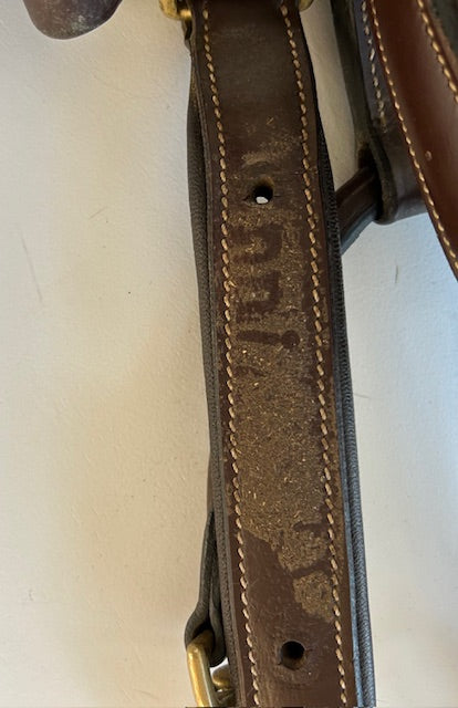 Black Oak Leather Halter - Full/Horse