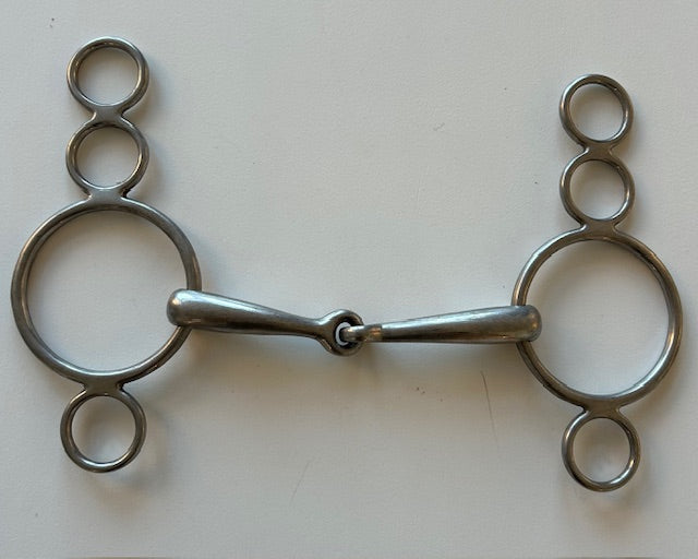 Snaffle 4-Ring Gag - 5.5"