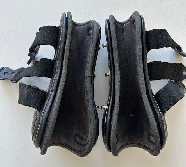 EquiFit D-Teq Front Boot- Black Ostrich - Large