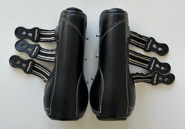 EquiFit D-Teq Front Boot- Black Ostrich - Large