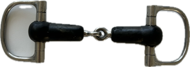 Soft Rubber Snaffle Dee - 5"