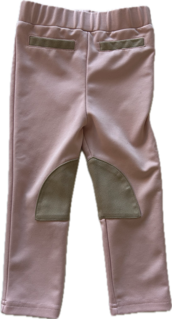 Belle and Bow Pink Riding Tights – Child Size 4