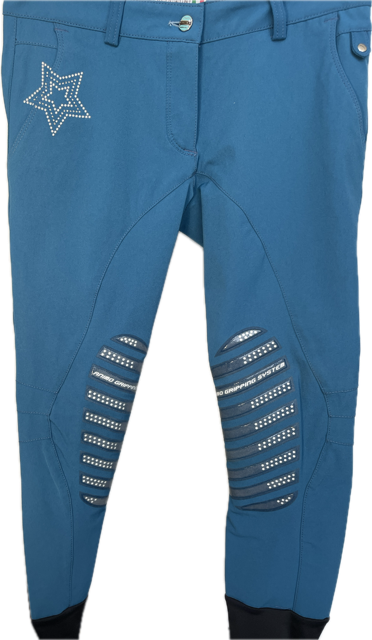 Animo Breeches in Deep Teal - Women's US 28