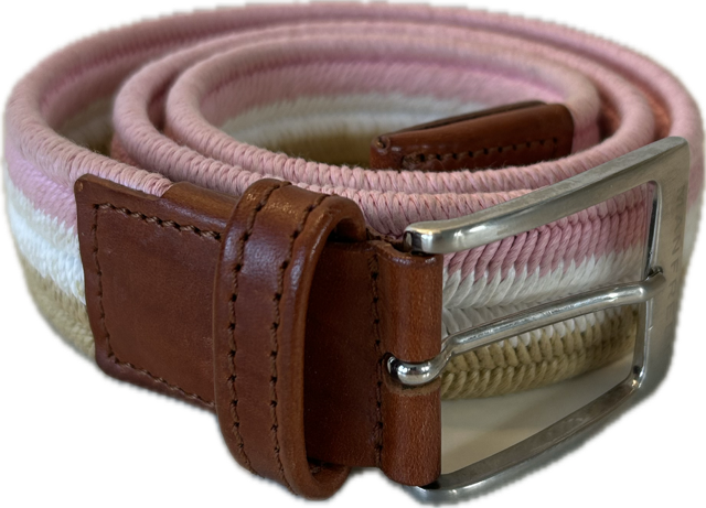 Manfredi Woven Stretch Belt - 85 cm (Medium)