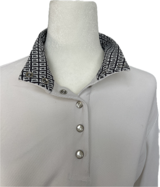 Èce Equestrian Long Sleeve Show Shirt - Women L