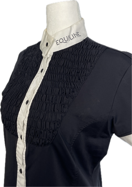 Equiline Women’s Competition Polo Shirt with Short Sleeves - Large