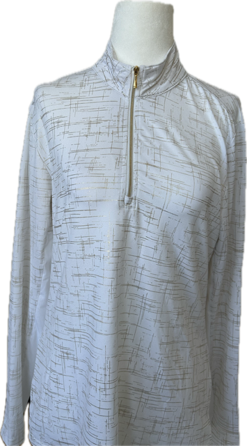 SanSoleil UV50 Gold Foil L/S Shirt - Womens Small