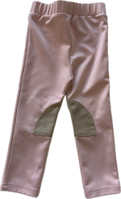 Belle and Bow Pink Riding Tights – Child Size 4