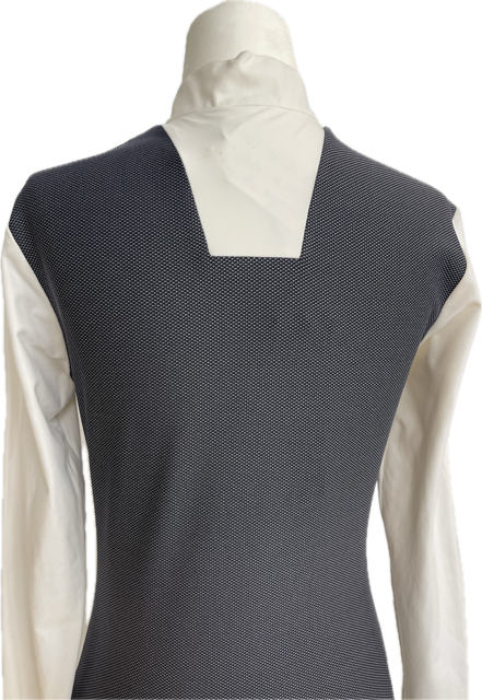 Cavalleria Toscana Jersey Fleece Long Sleeve Polo - Women XS - New