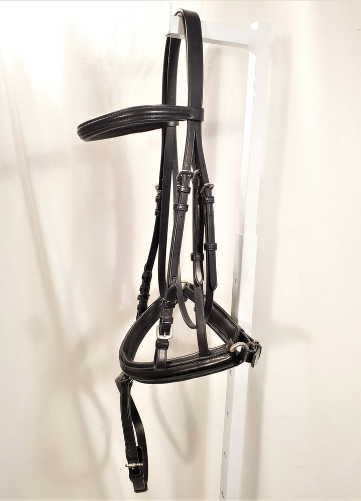 Dressage Bridle with Integrated Flash - X Full - The Show Trunk Shop