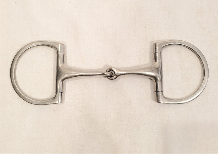 Medium Weight Solid Mouth Eggbutt Snaffle - 5"