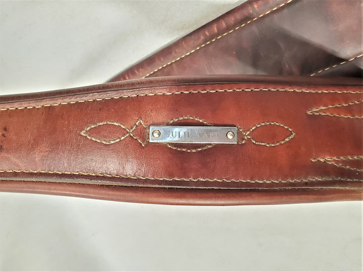 Leather Girth with Single End Elastic - 54"