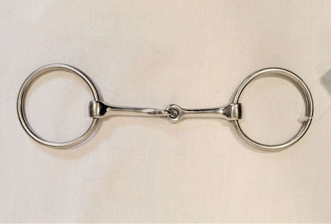 Thin Mouth Snaffle Loose Ring - 4.5"