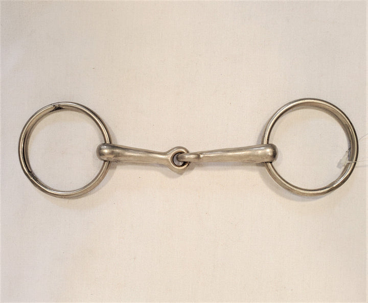 Thin Mouth Snaffle Loose Ring - 4.5"