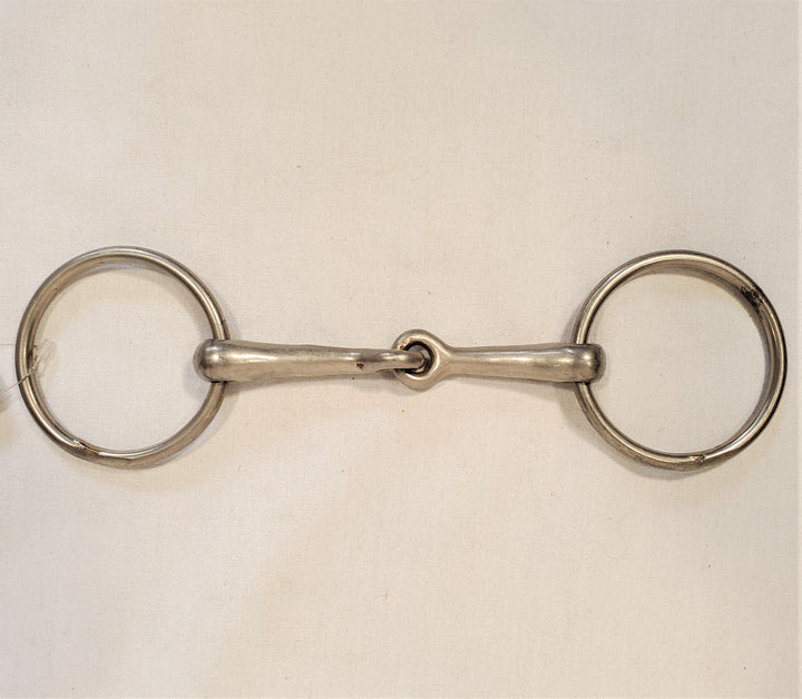 Thin Mouth Snaffle Loose Ring - 4.5"
