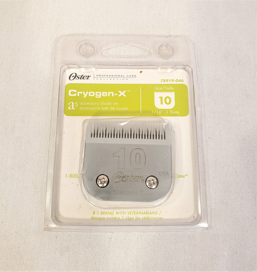 Oster Cryogen-X Clipper Blade - Size 10 - New!
