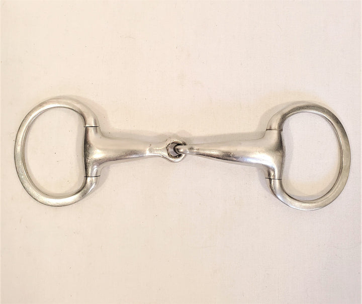 Lightweight Hollow Mouth Eggbutt Snaffle Bit - 5"