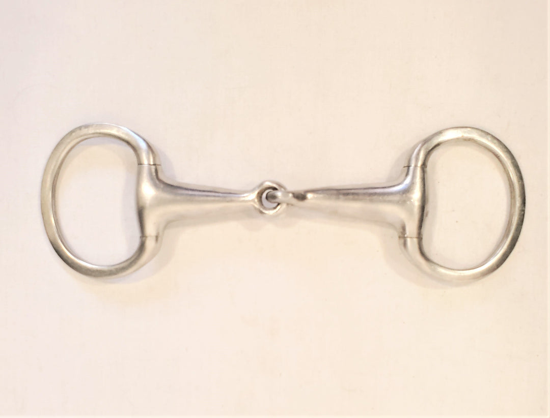 Lightweight Hollow Mouth Eggbutt Snaffle Bit - 5"