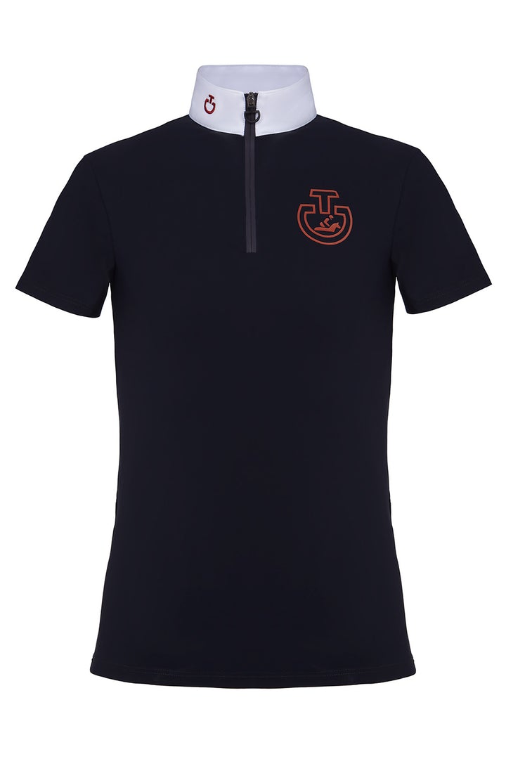 Cavalleria Toscana Girls Horse & Rider Jersey Competition Polo - New!