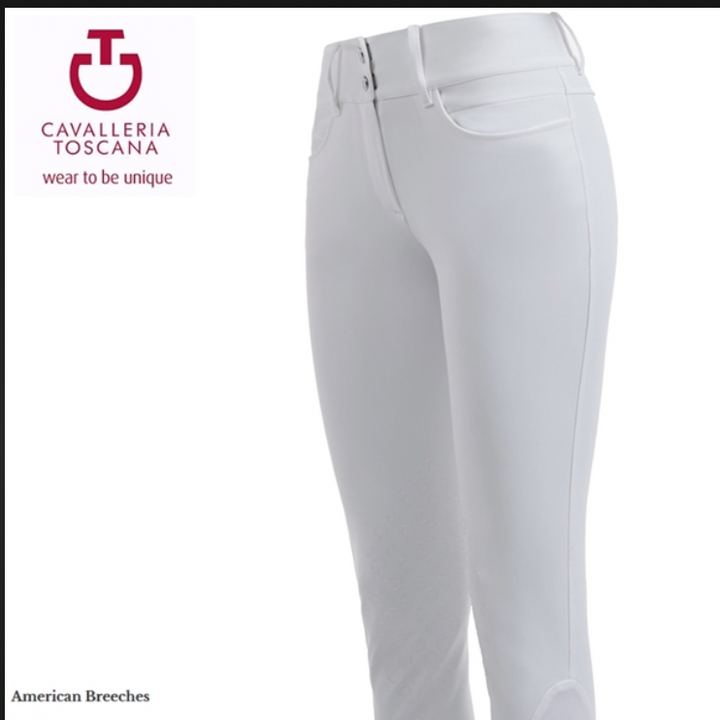 Cavalleria Toscana American Grip Knee Patch Ladies Breeches - New!