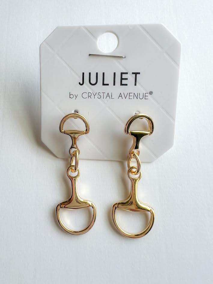 Juliet by Crystal Avenue D Ring Horse Bit Jewelry Set - Necklace - Bracelet - Earrings - New!