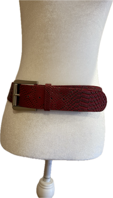 GhoDho Scarlett Snake Print Belt - Women's Medium