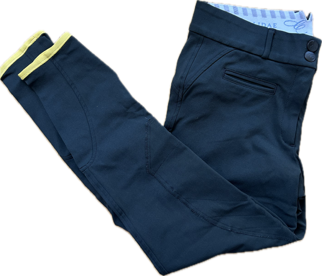 Callidae Black with Yellow Accents Lightweight Breeches - Women's 30 US