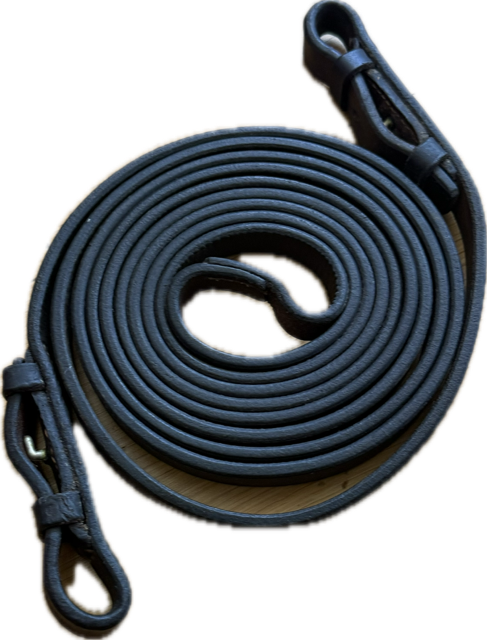 Brown Leather Curb Reins - 53"