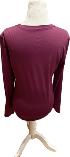 Noel Asmar Long Sleeve Shirt Red Purple - Women's Medium