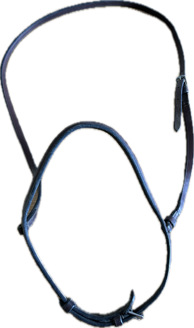 Brown English Leather Noseband