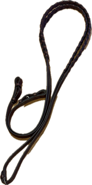 Plymouth Brown Laced Reins – 68"