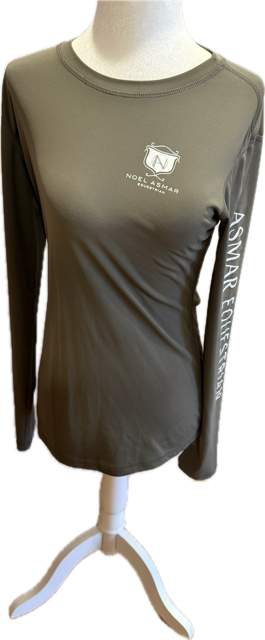 Noel Asmar Olive Green Long Sleeve Shirt – Women's Medium