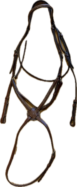Paris Tack Brown Figure 8 Bridle with Fleece