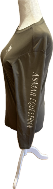 Noel Asmar Olive Green Long Sleeve Shirt – Women's Medium