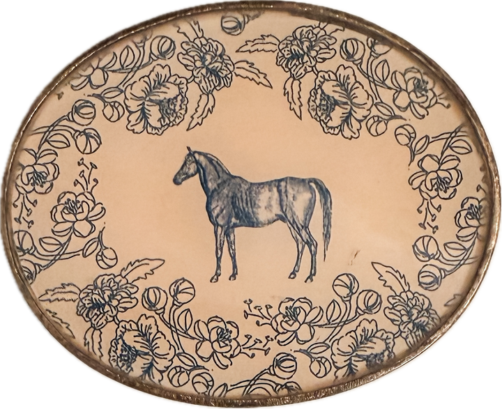 Vintage Style Horse Belt Buckle