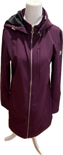 Noel Asmar Full Purple Rain Coat - Women's Medium