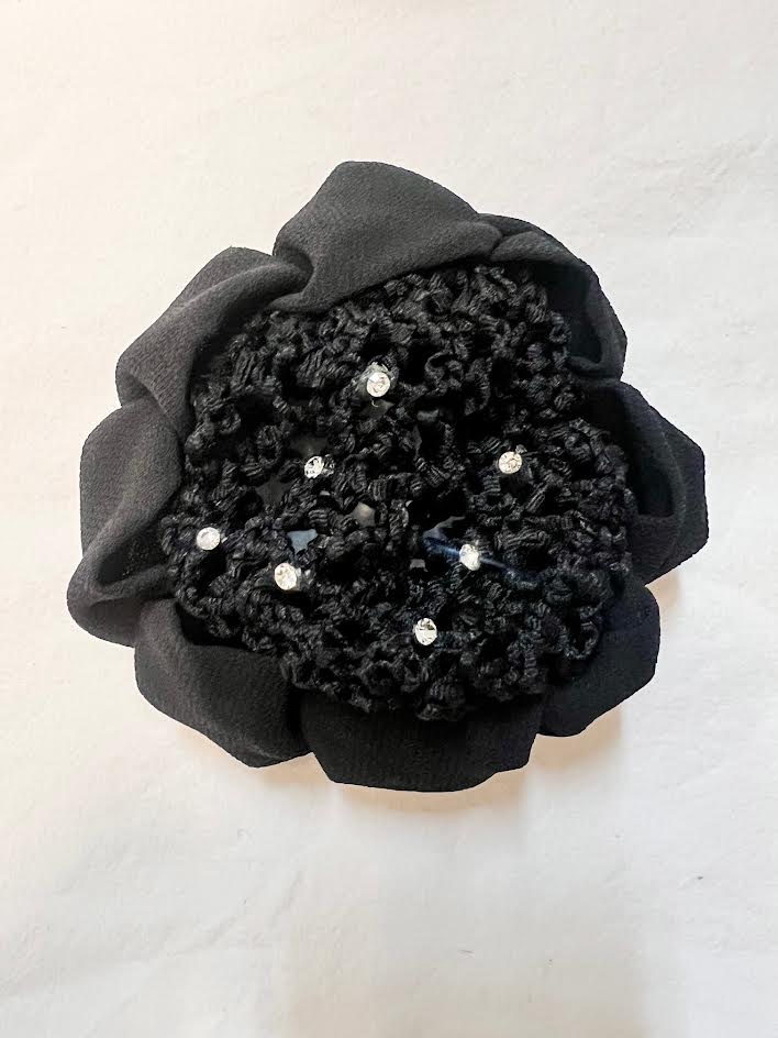 Dover Saddlery Rhinestone Hair Net Bun Cover