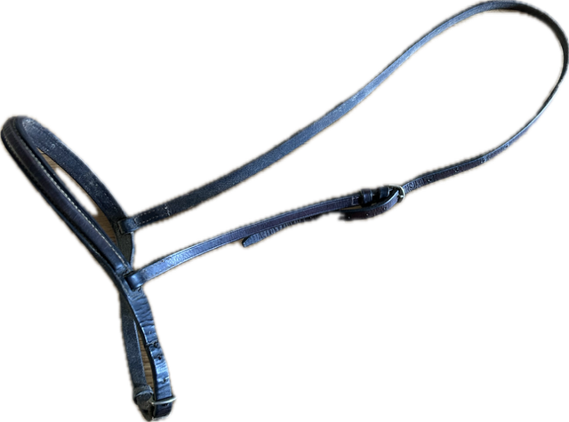 Brown English Leather Noseband