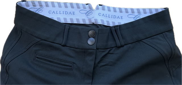 Callidae Black with Yellow Accents Lightweight Breeches - Women's 30 US