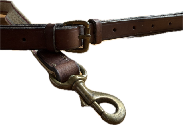 Premium Leather & Elastic Side Reins - Horse