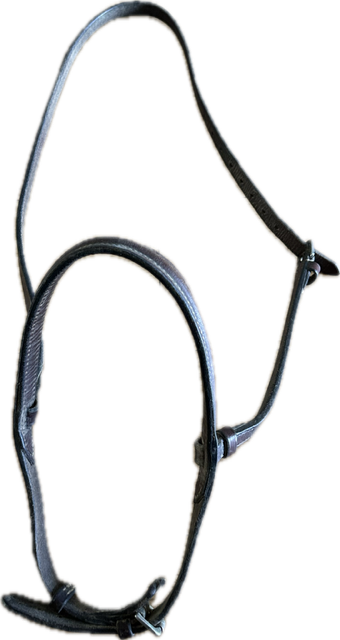 Brown English Leather Noseband