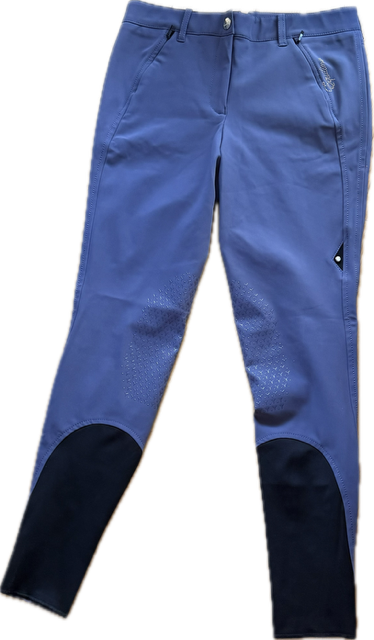 Equiline Grey-Blue Riding Breeches - Women's Small