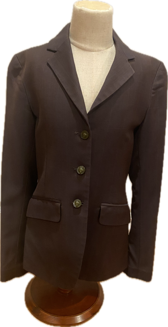 Pytchley Equestrian Show Coat – Rich Brown – Kids 14