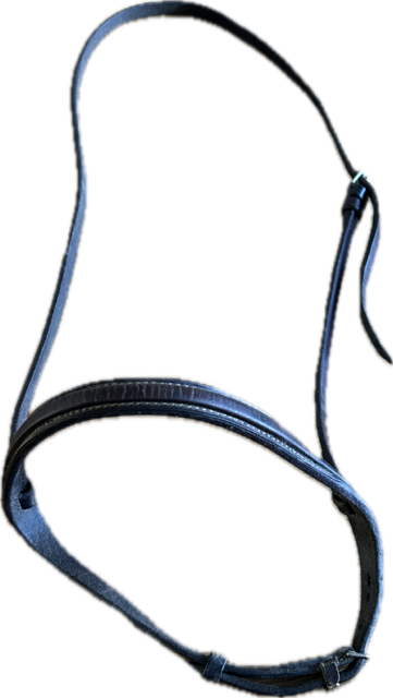Brown English Leather Noseband
