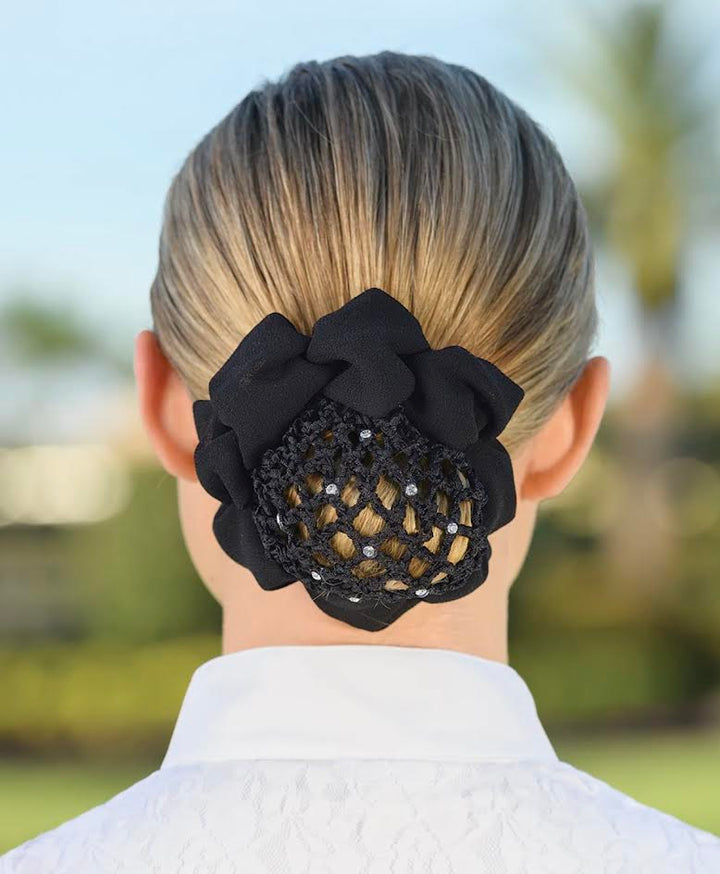 Dover Saddlery Rhinestone Hair Net Bun Cover