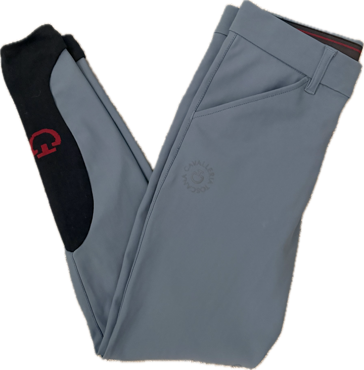 Cavalleria Toscana Knee Grip Breeches - Slate Blue - Child 14