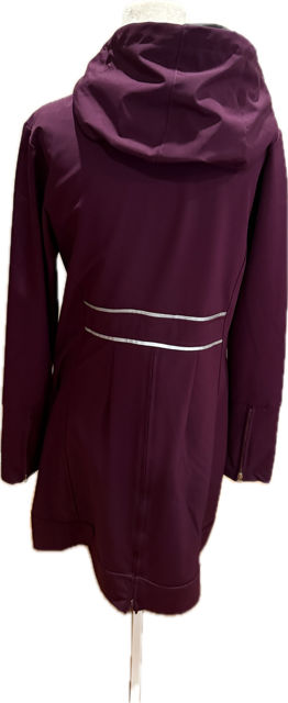 Noel Asmar Full Purple Rain Coat - Women's Medium