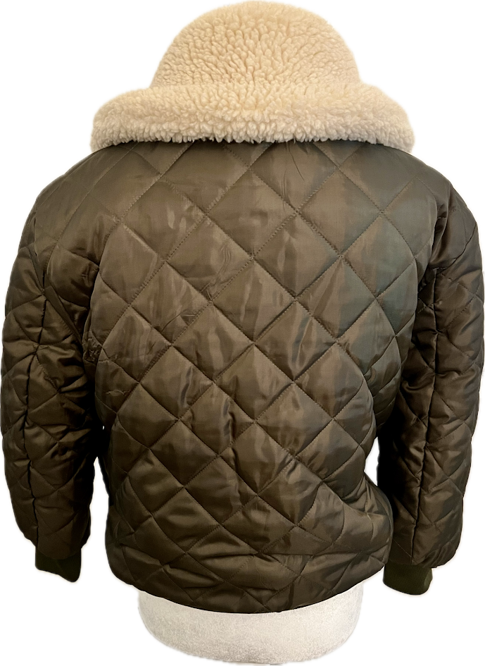 Noelle Floyd x Alexa Fairchild Reversible Teddy Bomber Jacket - Women's XS/S