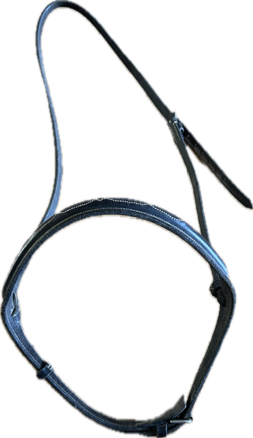 Brown English Leather Noseband